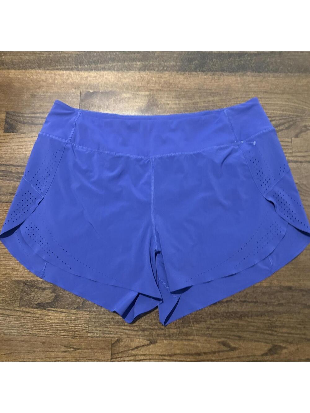 Athleta Allyson Felix Run With It 4" Royal Purple Size 2X Shorts